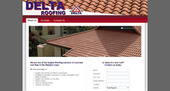 Desktop Screenshot of deltaroofing.co.za