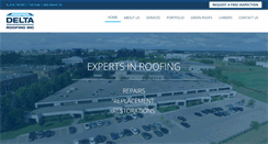 Desktop Screenshot of deltaroofing.ca