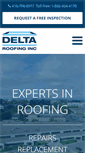 Mobile Screenshot of deltaroofing.ca