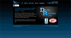 Desktop Screenshot of deltaroofing.net